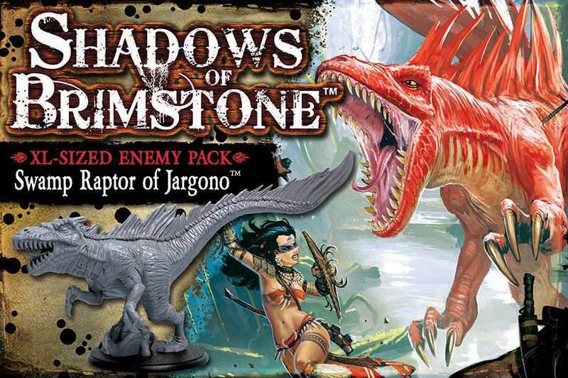 Shadows of Brimstone: Swamp Raptor XL Enemy Pack -