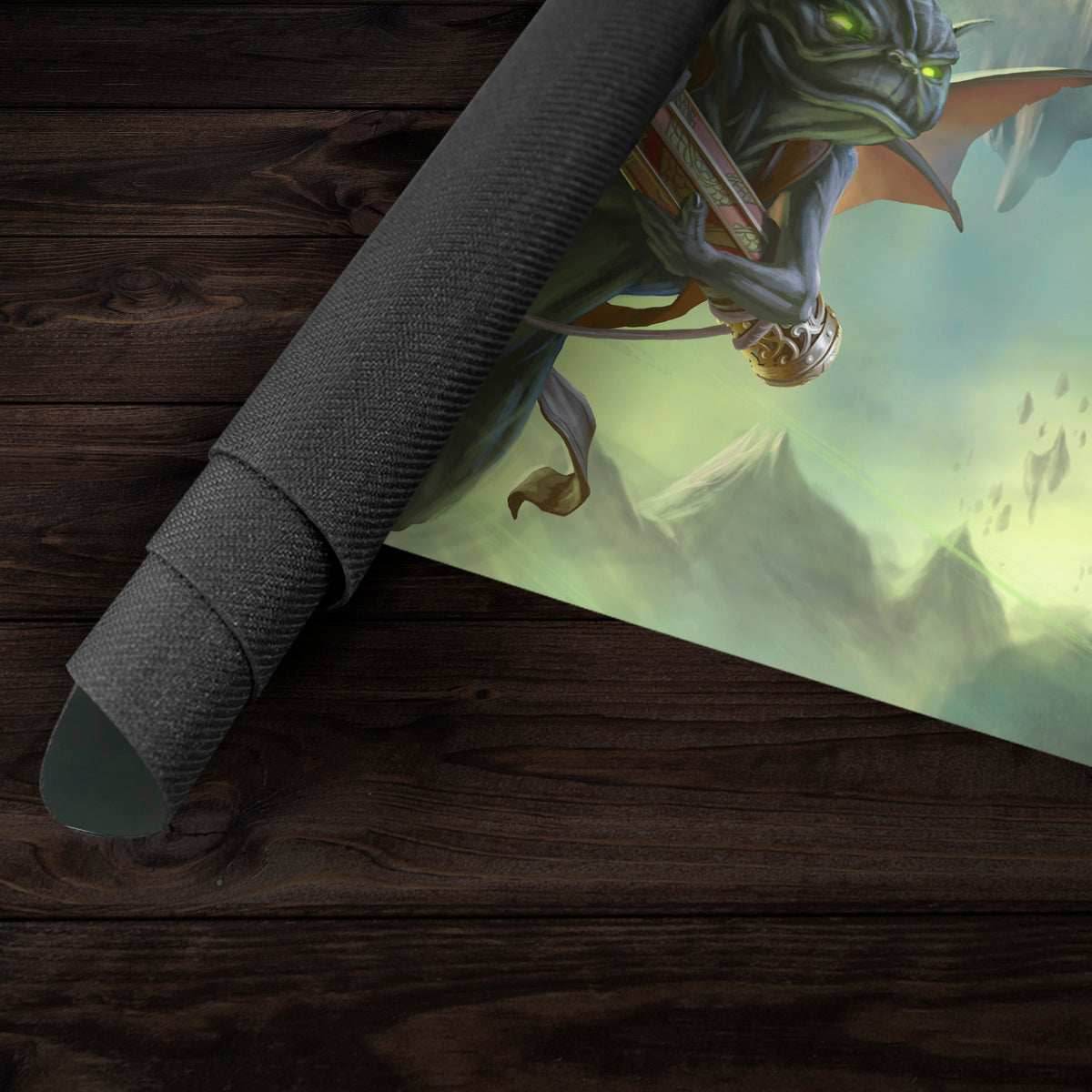 Dragon Scroll Messenger Playmat - Plain