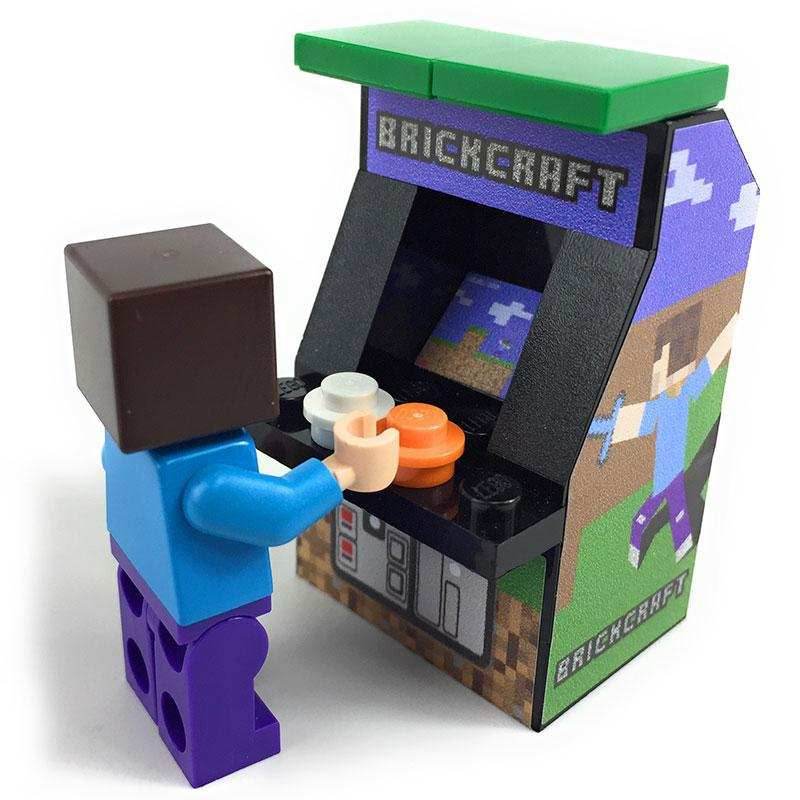 Custom LEGO Brickcraft Arcade Machine -