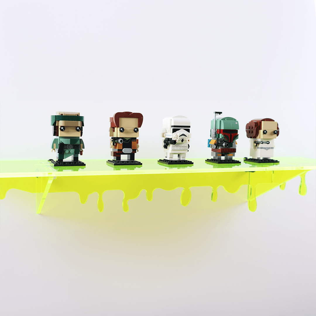 Acrylic Drip Shelf - Red