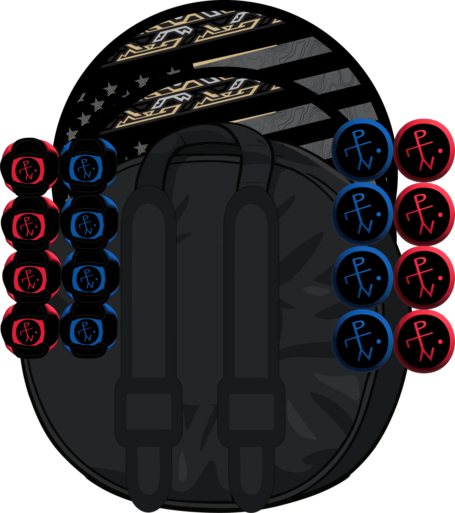 ๐บ๐ธ American Swag Black/Gold - Both Styles / BackPack