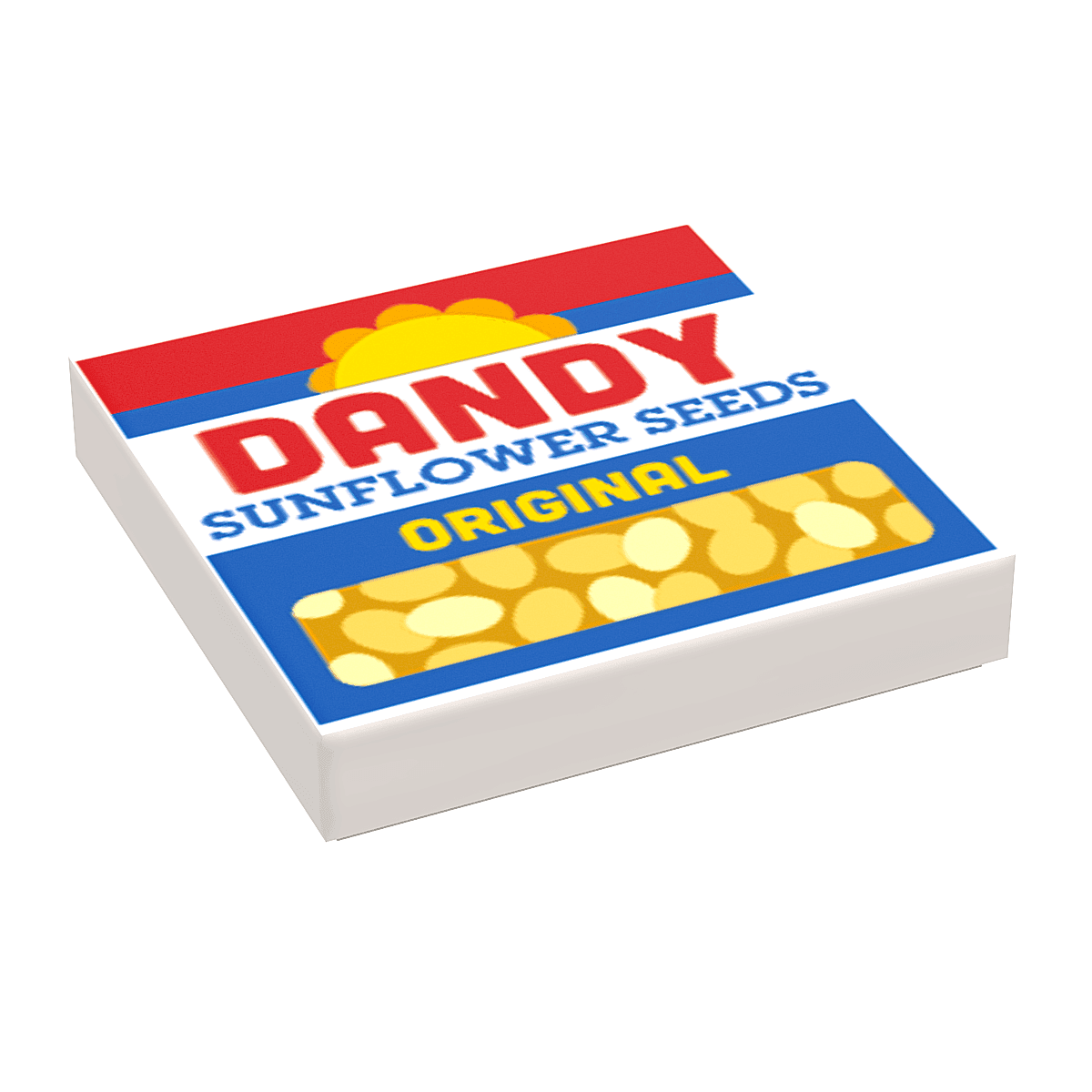 Dandy Sunflower Seeds - B3 Customs® Printed 2x2 Tile -