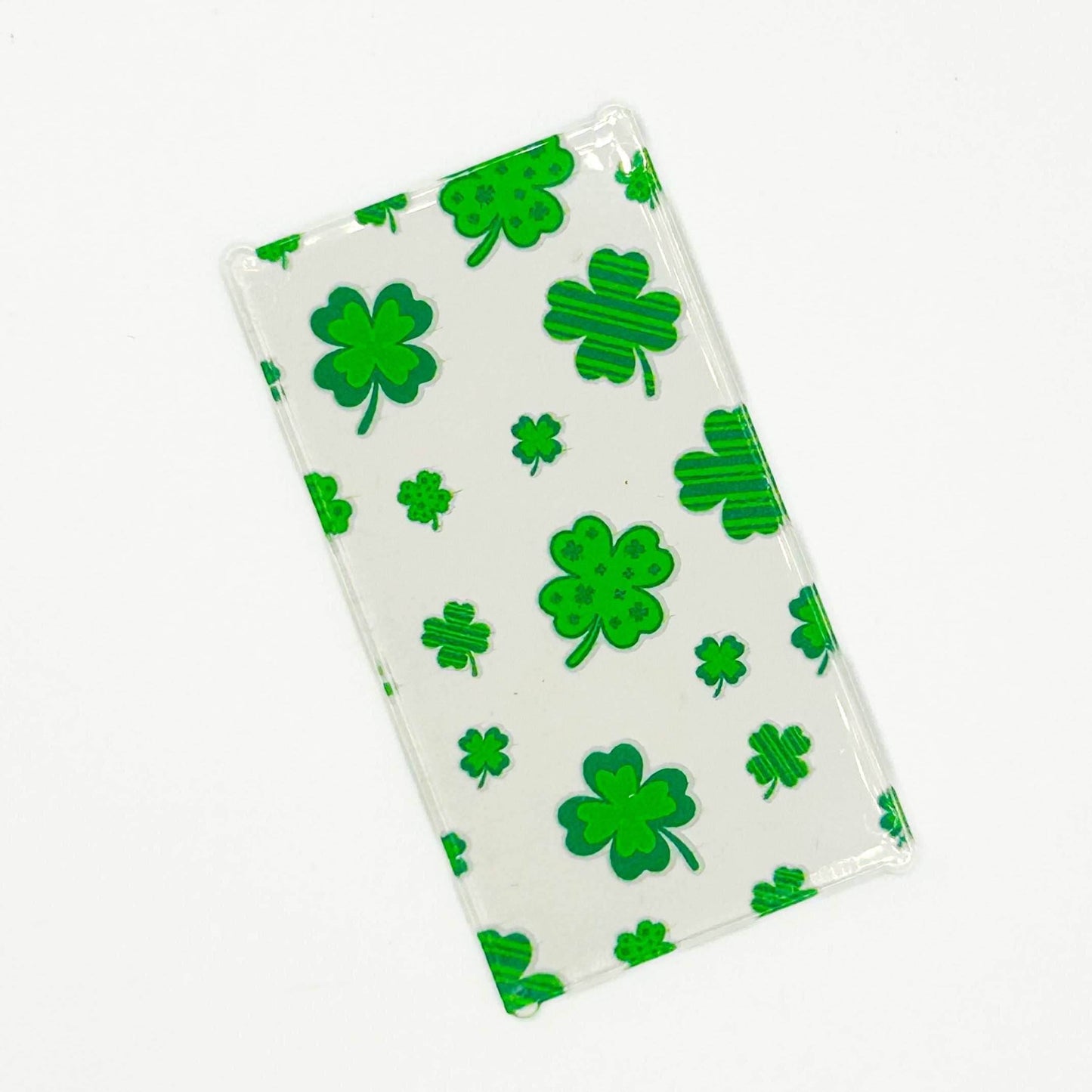 Heart St. Patrick's Day 4x6 Glass Window - B3 Customs -