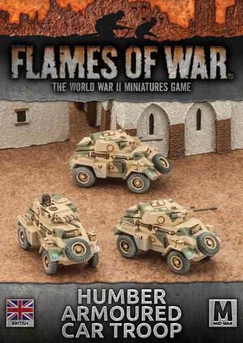 Flames of War: British Humber Armoured Car Troop (Mid War) -