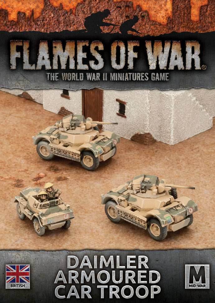 Flames of War: British Daimler Armoured Car Troop (Mid War) -