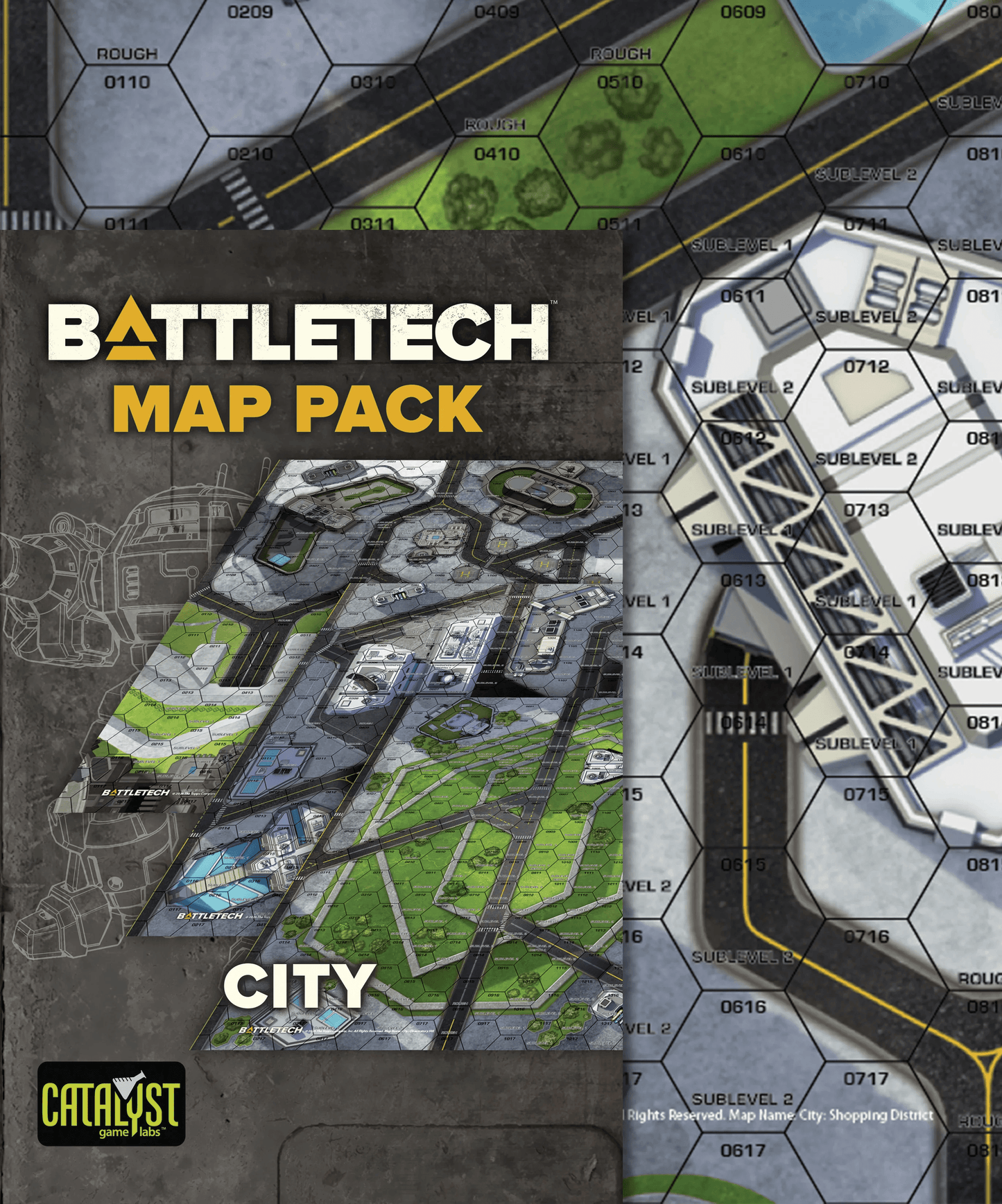 Battletech Map Pack: City -