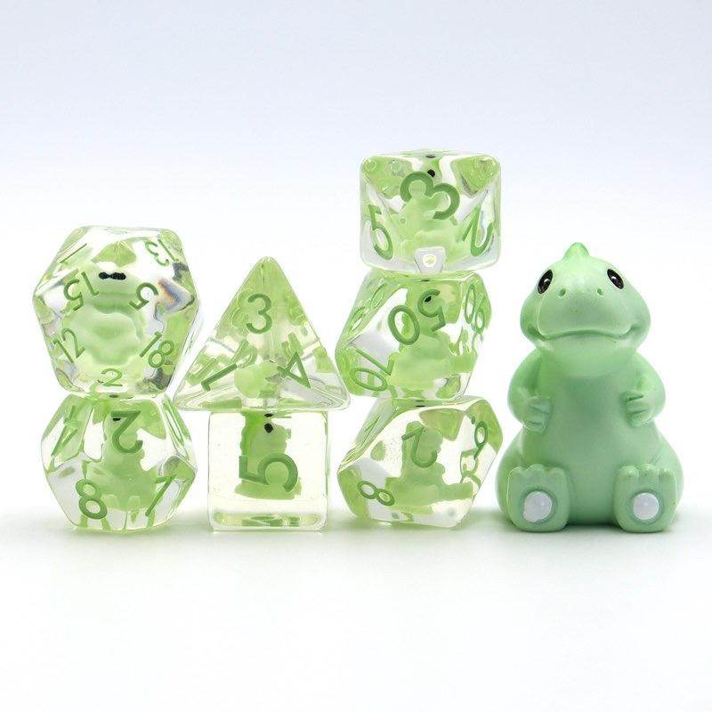 Baby T-Rex RPG Dice Set -