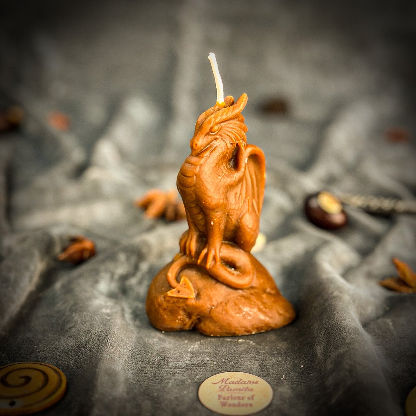 Beeswax Dragon of Protection Spell Candle