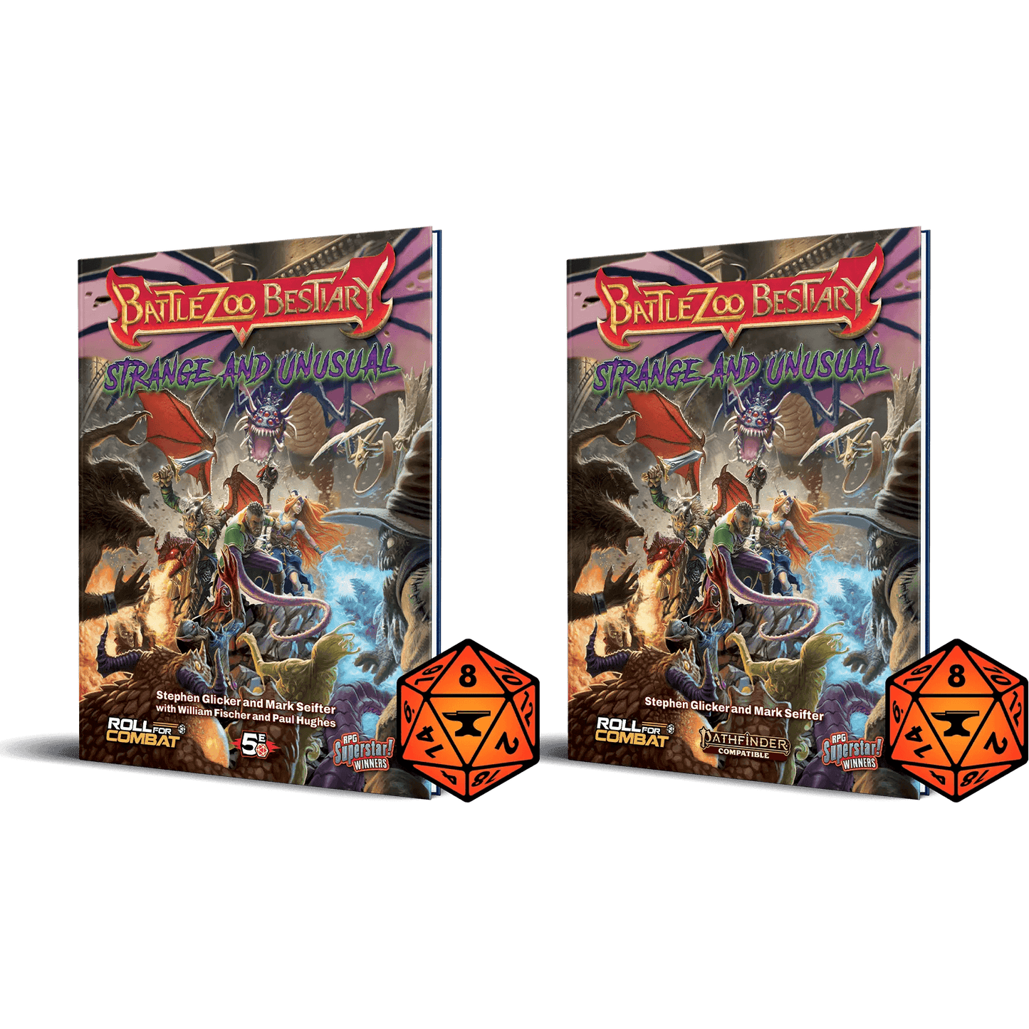 Battlezoo Bestiary: Strange & Unusual Hardcover & PDF - D&D 5E and Pathfinder 2e / Hardcover & PDF & Foundry VTT Module