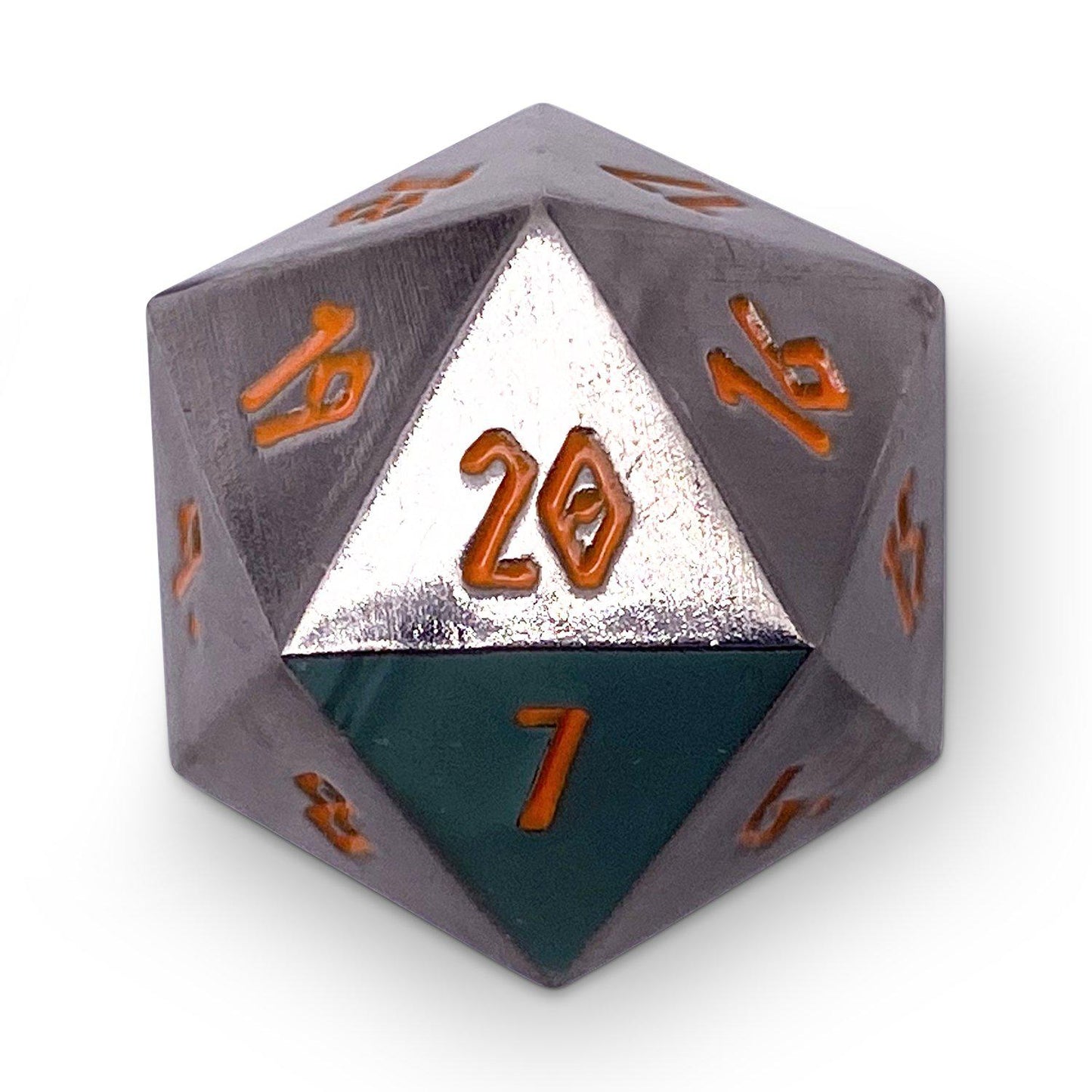 Black Lava Metal Countdown Dice 25mm