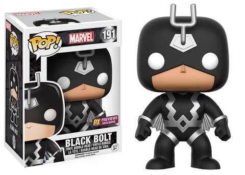 Funko Pop! Marvel Black Bolt (Black Costume) Vinyl Figure -