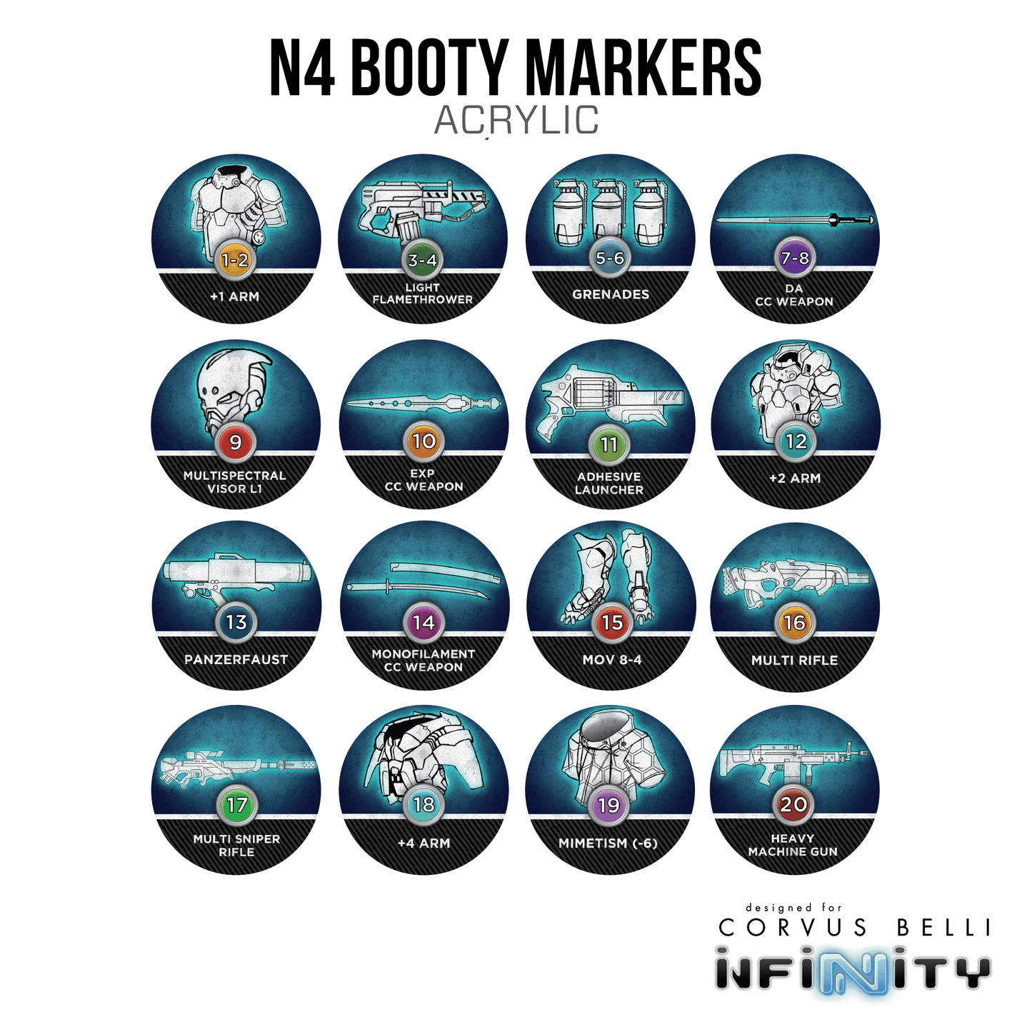 Booty / Panoply Markers - Acrylic / Included / English