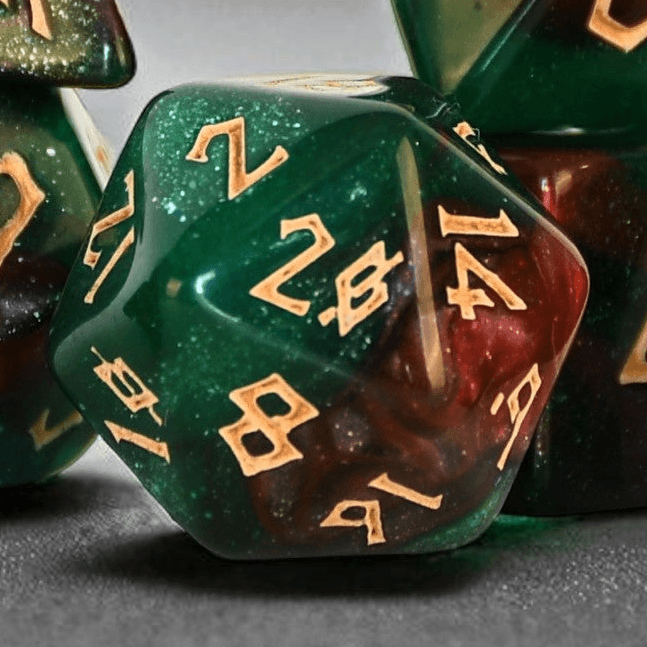 Breath of the Strong Acrylic Dice Set -
