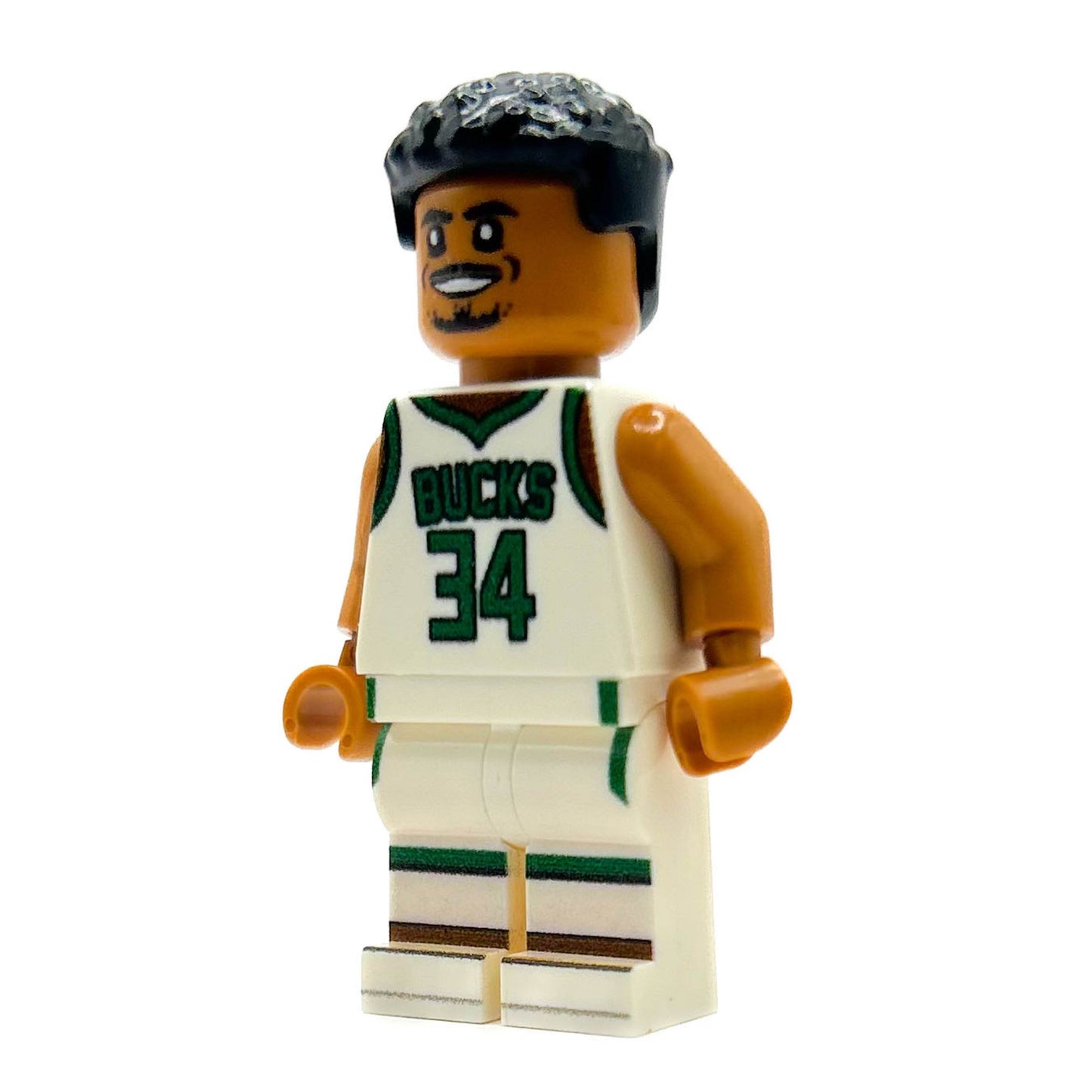 GIANNIS #34 Basketball Player Minifig made using LEGO parts -