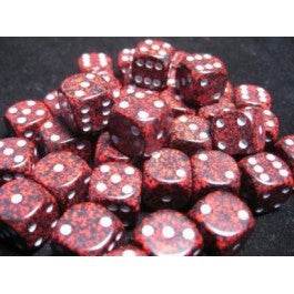 Chessex 12mm 6-Sided Dice Block (Speckled) - Silver Volcano