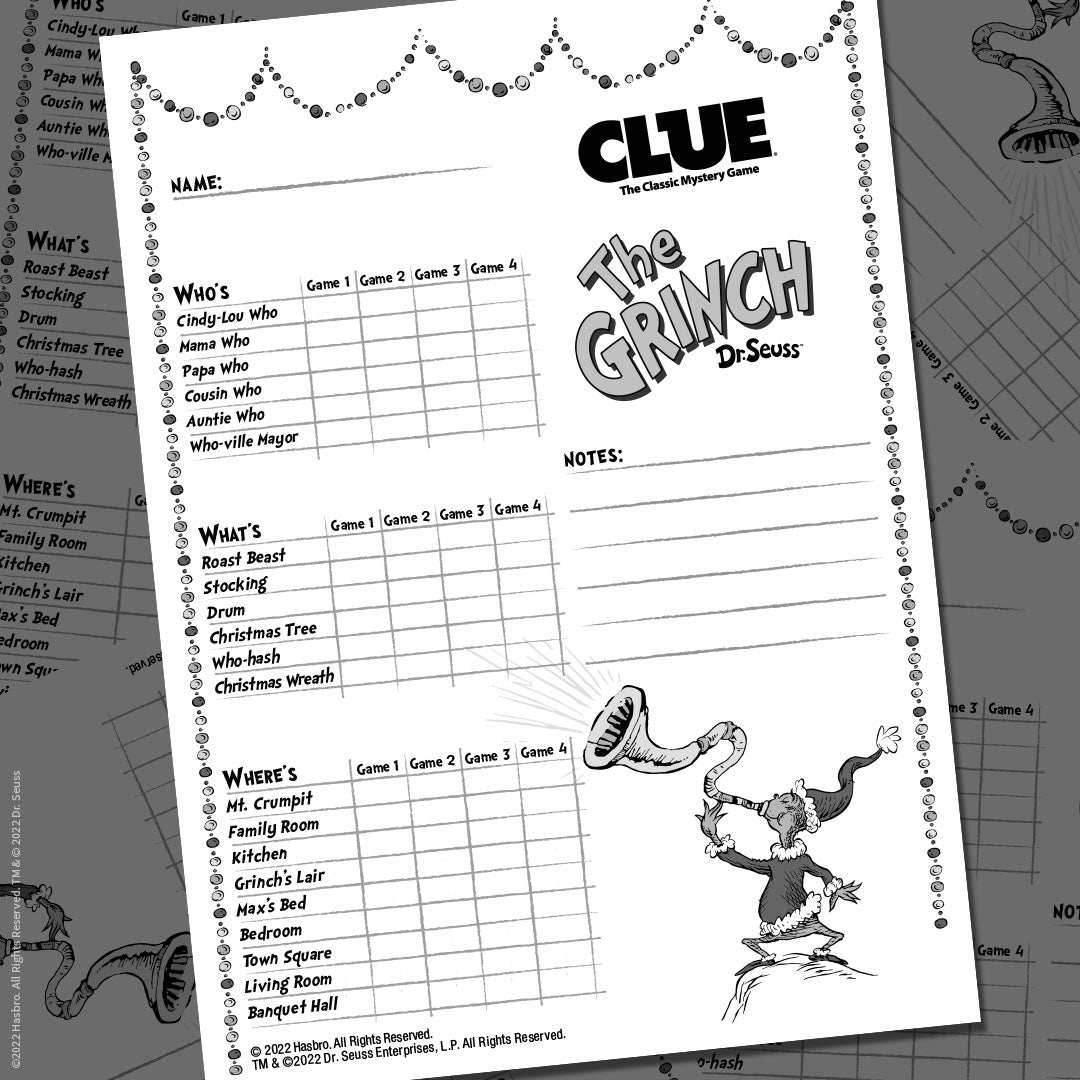 CLUE®: Grinch -