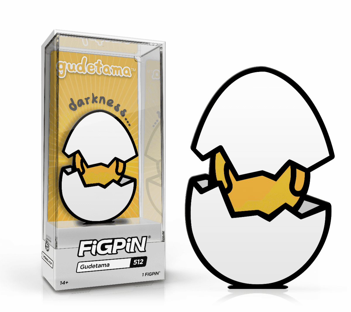 FiGPiN: Gudetama - Gudetama (Darkness) #512 -