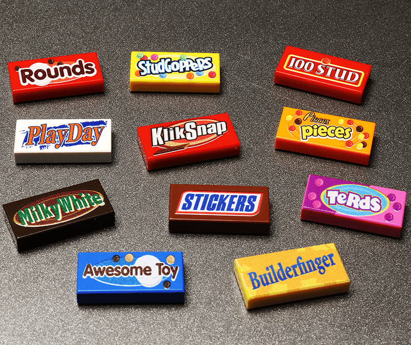 Candy Pack (Series 2) made using LEGO parts -