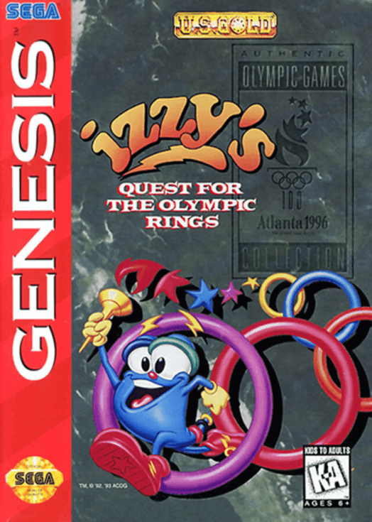 Izzy's Quest for the Olympic Rings (Sega Genesis) - Game Manual Only