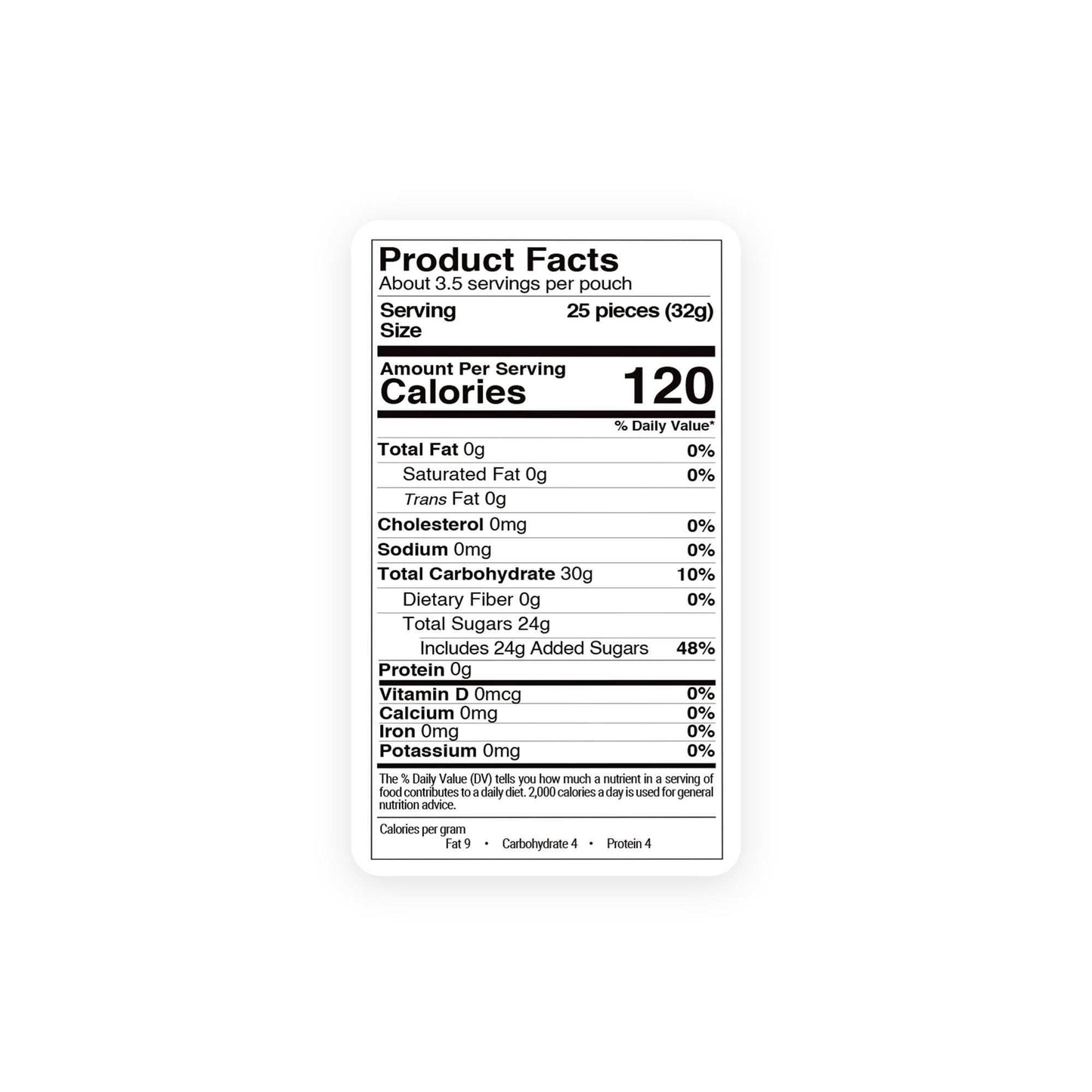 Crispy Candies - Sweet & Tangy Clusters Freeze Dried Candy 114g -