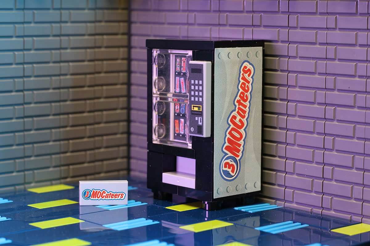 3 MOCateers - B3 Customs® Candy Bar Vending Machine made using LEGO parts -