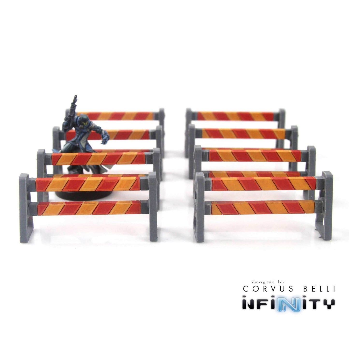 Construction Barricade - 8 Pack