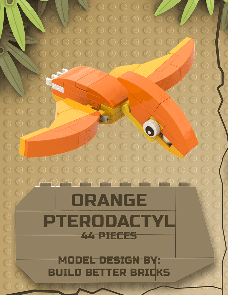 Pterodactyl - Custom Dinosaur Set -