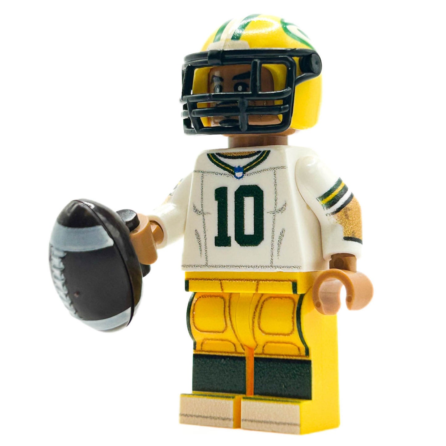 #10 QB Green Bay Football Player Minifig -