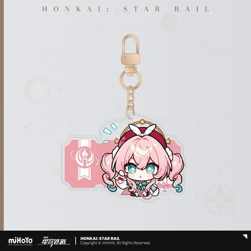 Pom-Pom Exhibition Series Acrylic Keychain Honkai: Star Rail