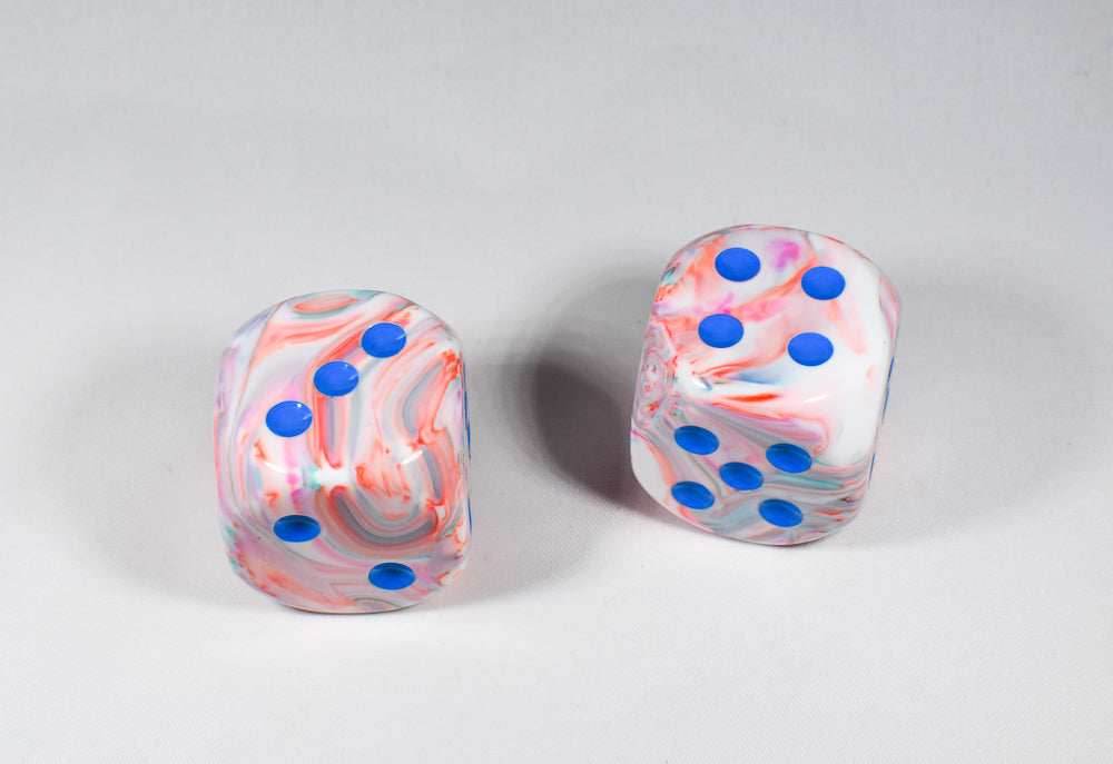 Festive 30mm Pop Art w/Blue (1 Die) -
