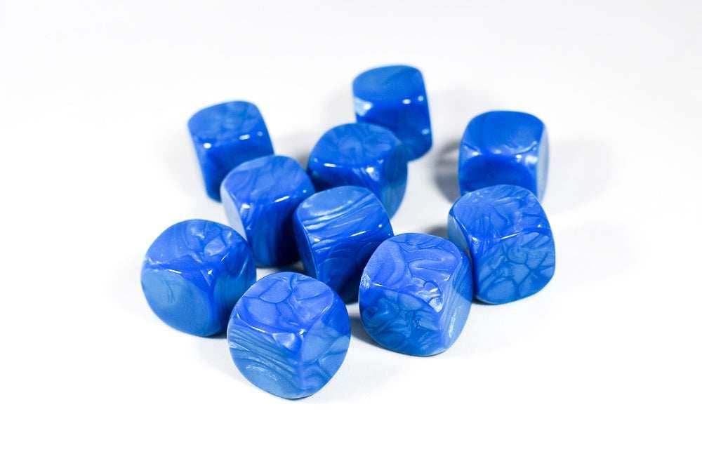 Pearl Blue Blank 16mm d6 -
