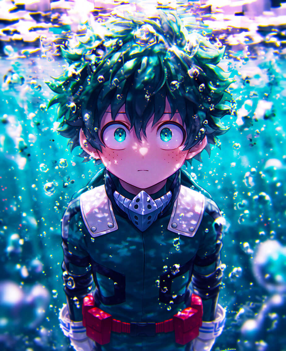 Deku: Depths of Heroism β MHA Digital Download - Dive into Power!π #MHA #DekuArt