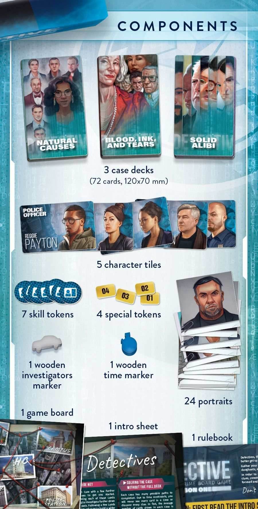 Detective: A Modern Crime Board Game Season One -