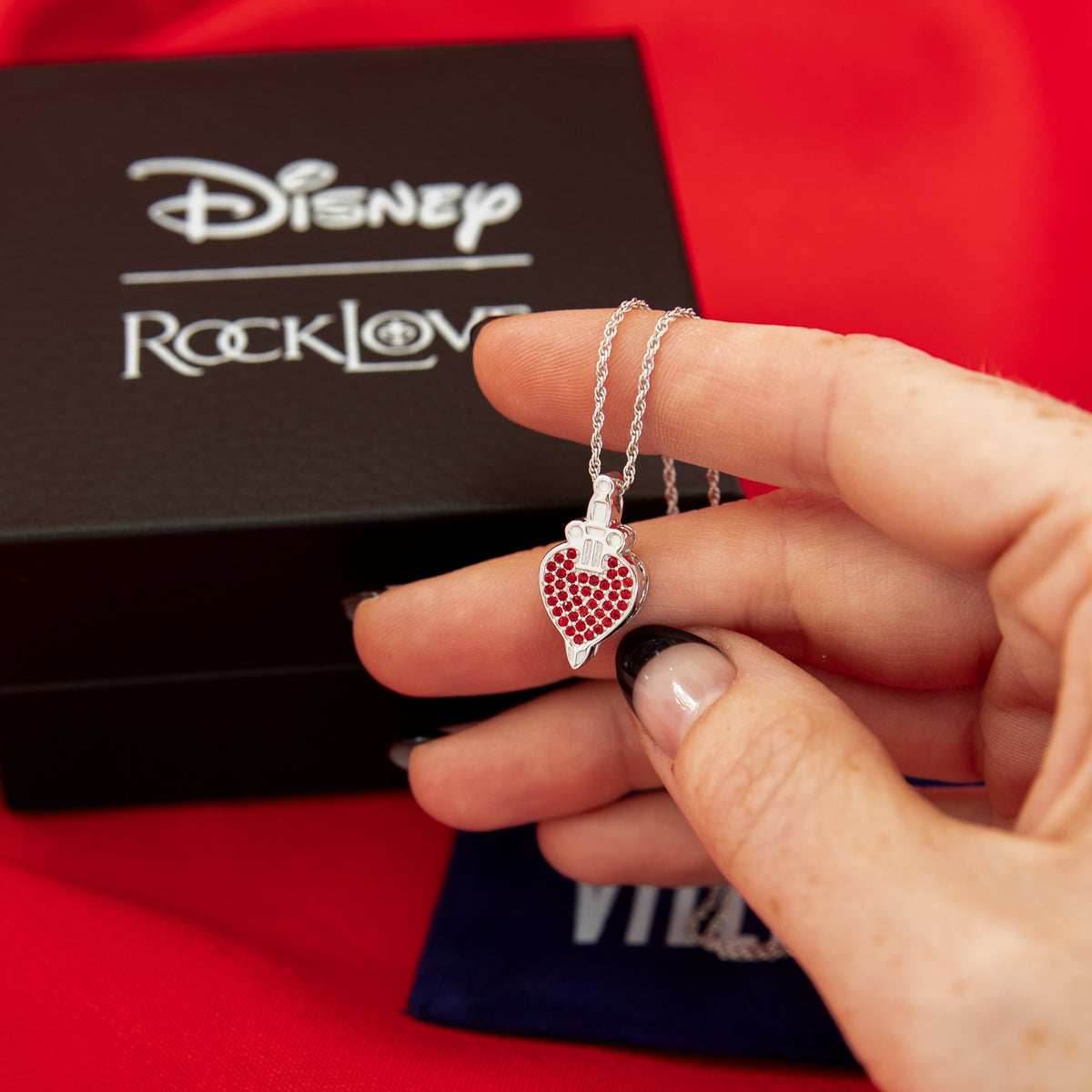 Disney X RockLove DISNEY SNOW WHITE Evil Queen Iconic Villains Necklace -