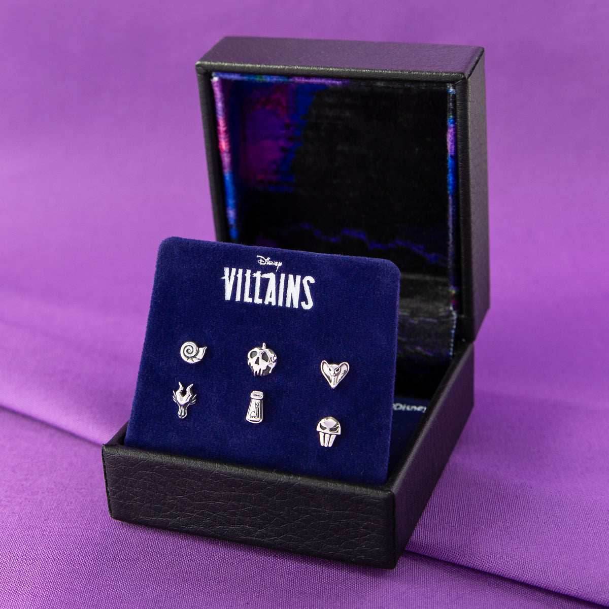 Disney X RockLove DISNEY VILLAINS Iconic Villains Stud Earrings Set -