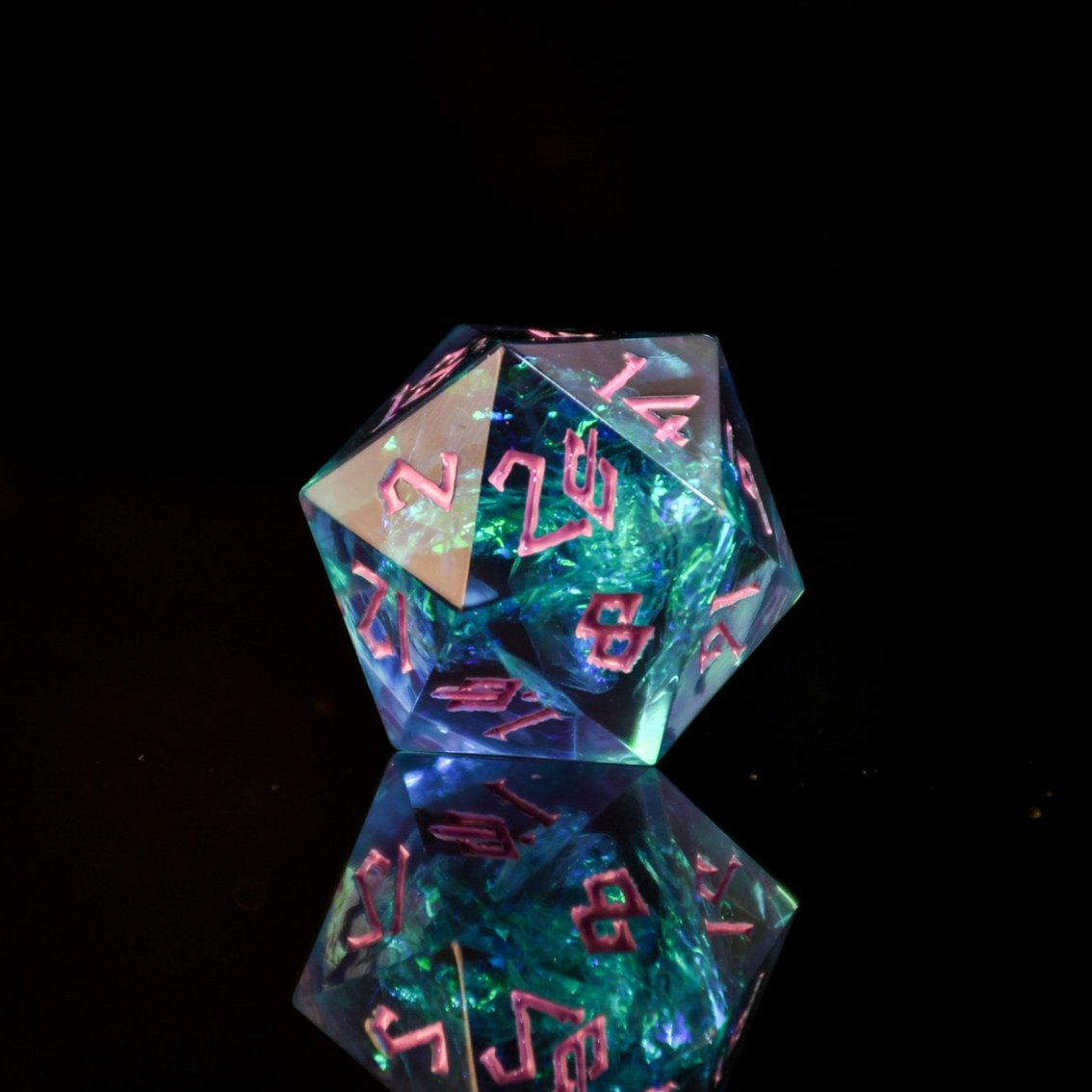 Dispel Magic Sharp-Edged Resin Dice Set