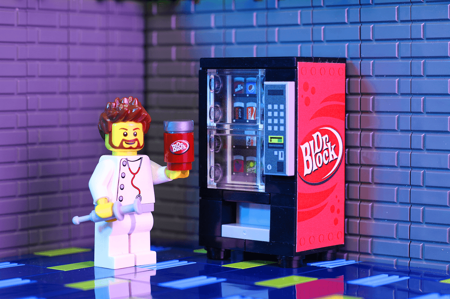 Dr. Block - B3 Customs Soda Vending Machine -