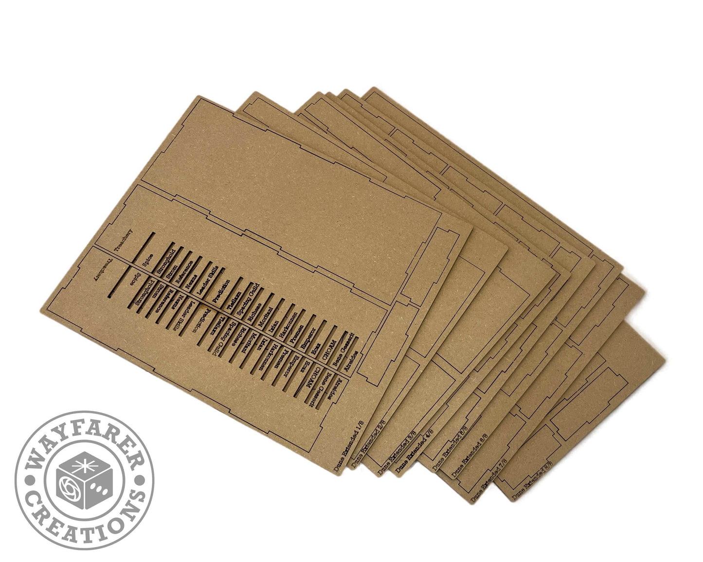 Dune Extended Board Game Organizer Insert -