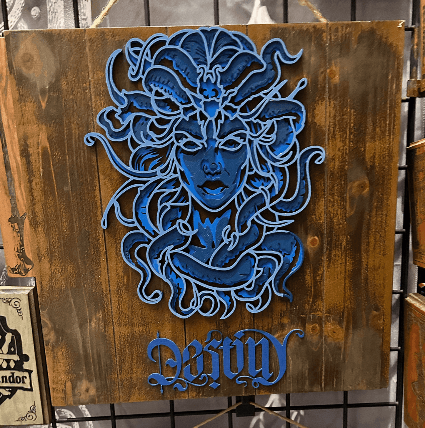 3D Backlit Medusa - Coffin Lid