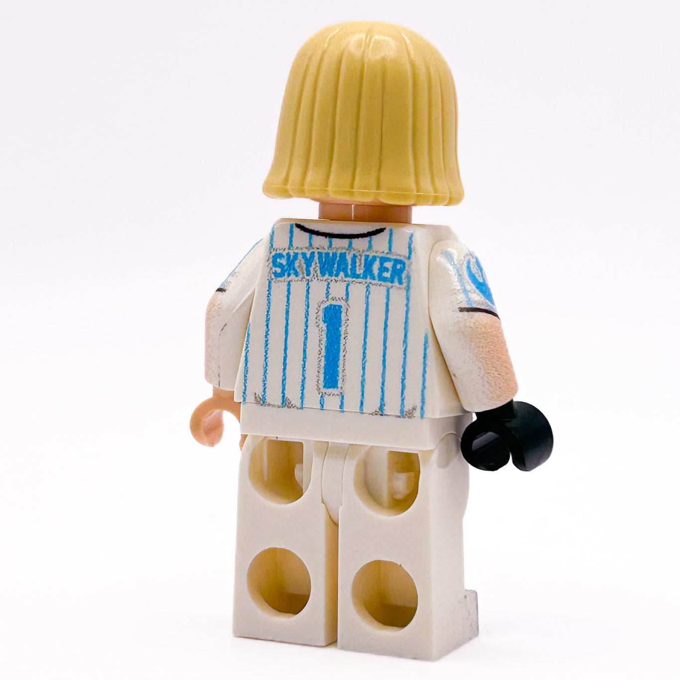 B3 Customs® May 4th Exclusive Baseball Luke Skywalker Minifig made using LEGO parts -