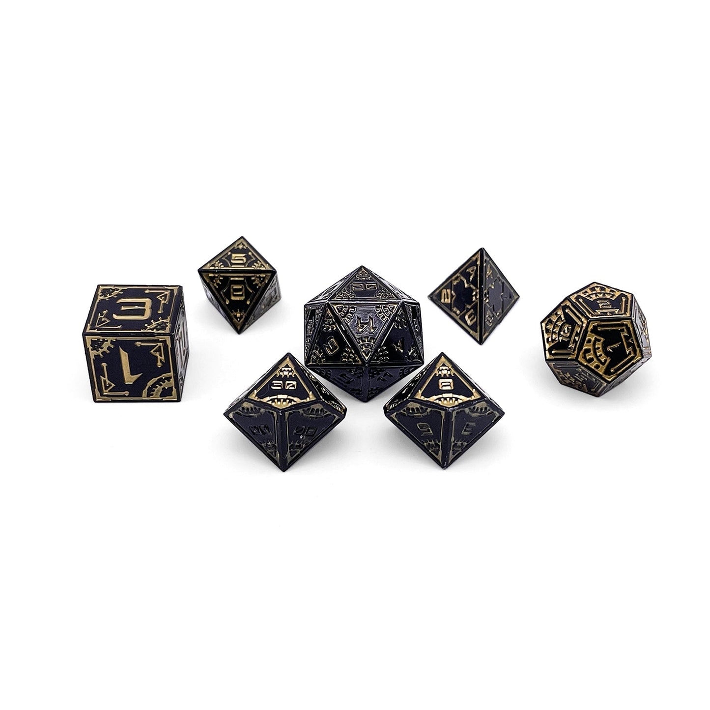 Eclipse - Space Dice 7 Piece RPG Set Alloy Metal Dice