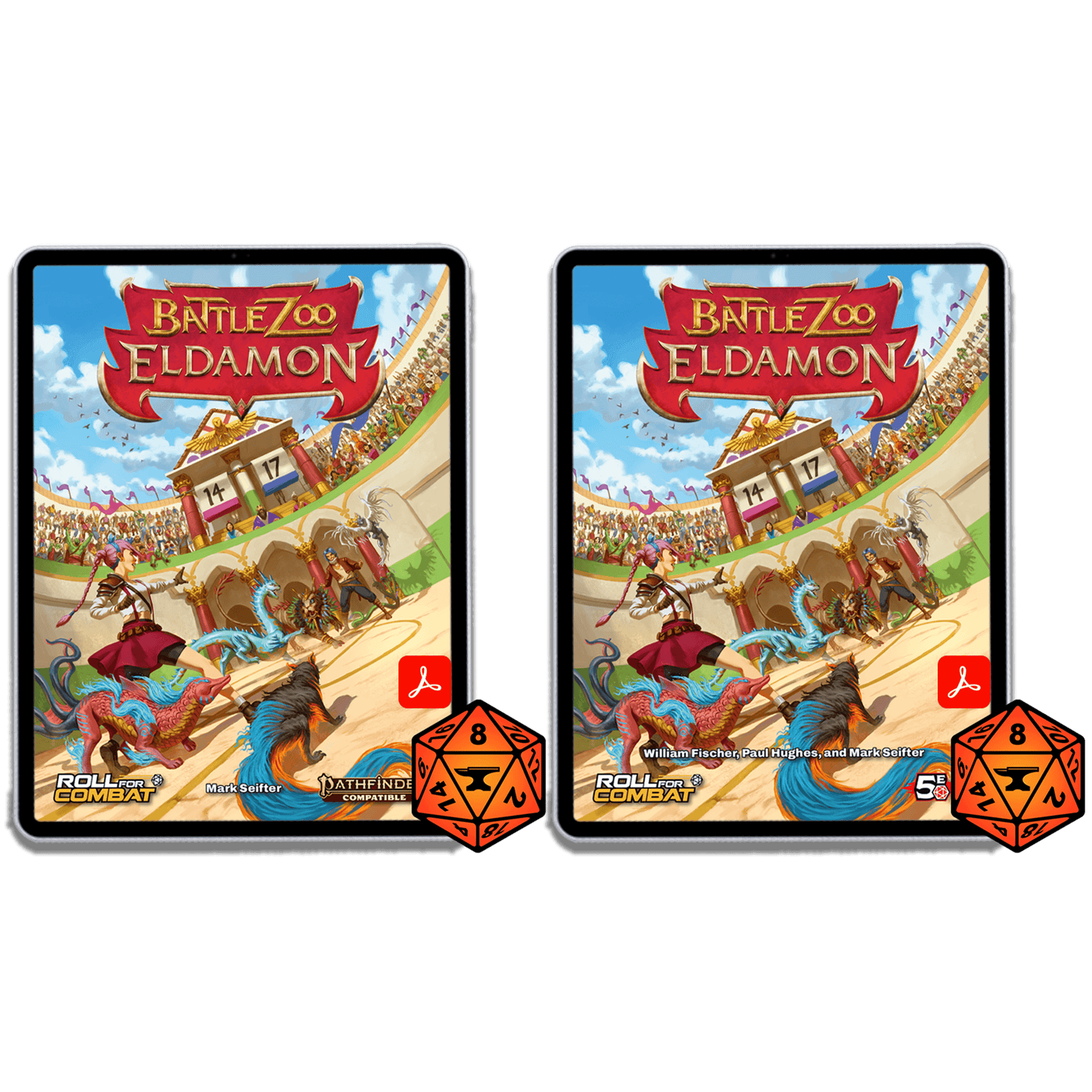 Battlezoo Eldamon PDF - D&D 5E and Pathfinder 2e / PDF & Foundry VTT Key