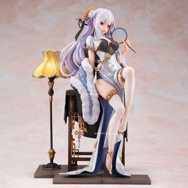 Emelia & Rem Figure, Re:Zero kara Hajimeru Isekai Seikatsu Figurine, Anime 9 in