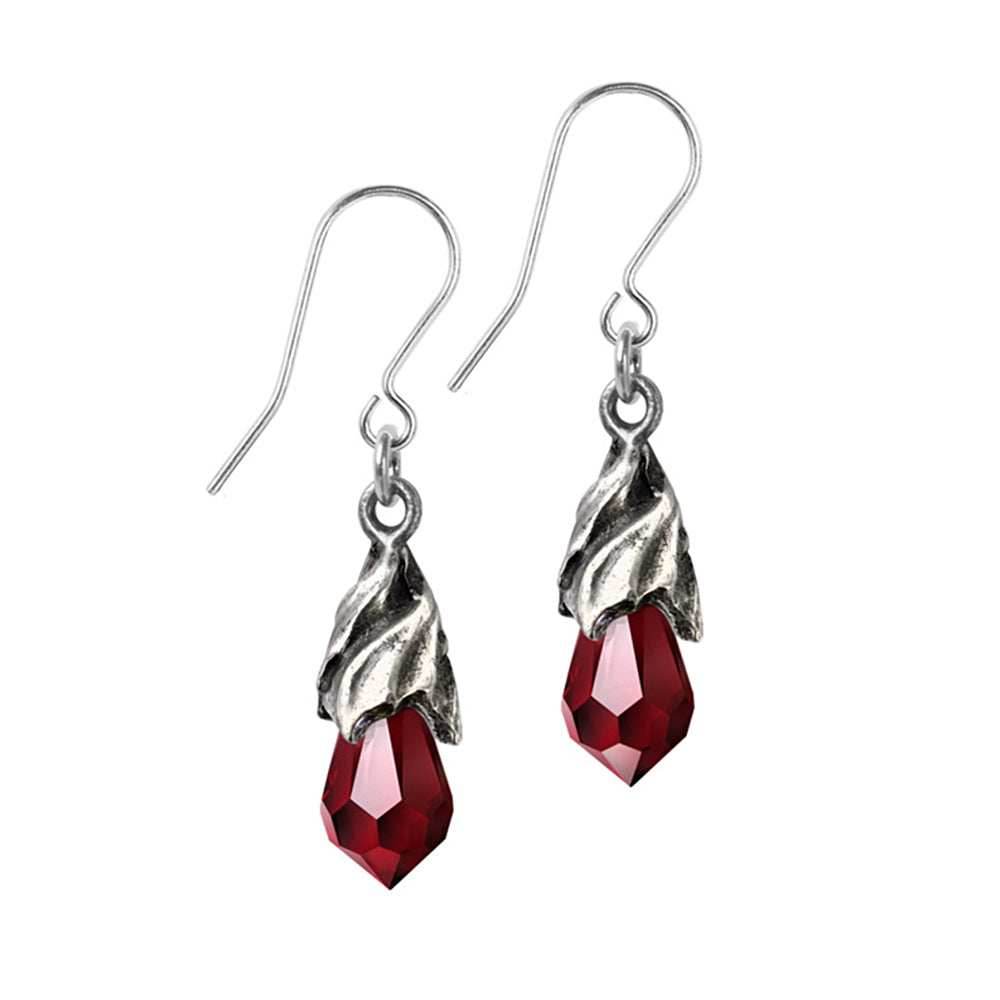 Empyrean Tear Earrings (Red) - Alchemy of England -