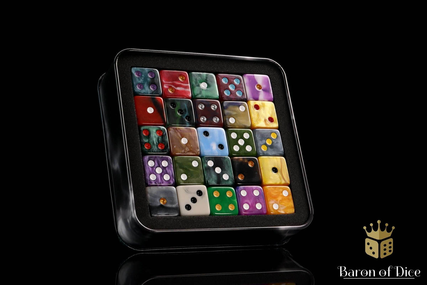 Elf Trinket, Square 16mm Dice - x10 Count