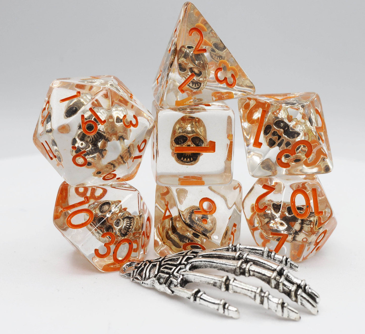 Laughing Skull RPG Dice Set -
