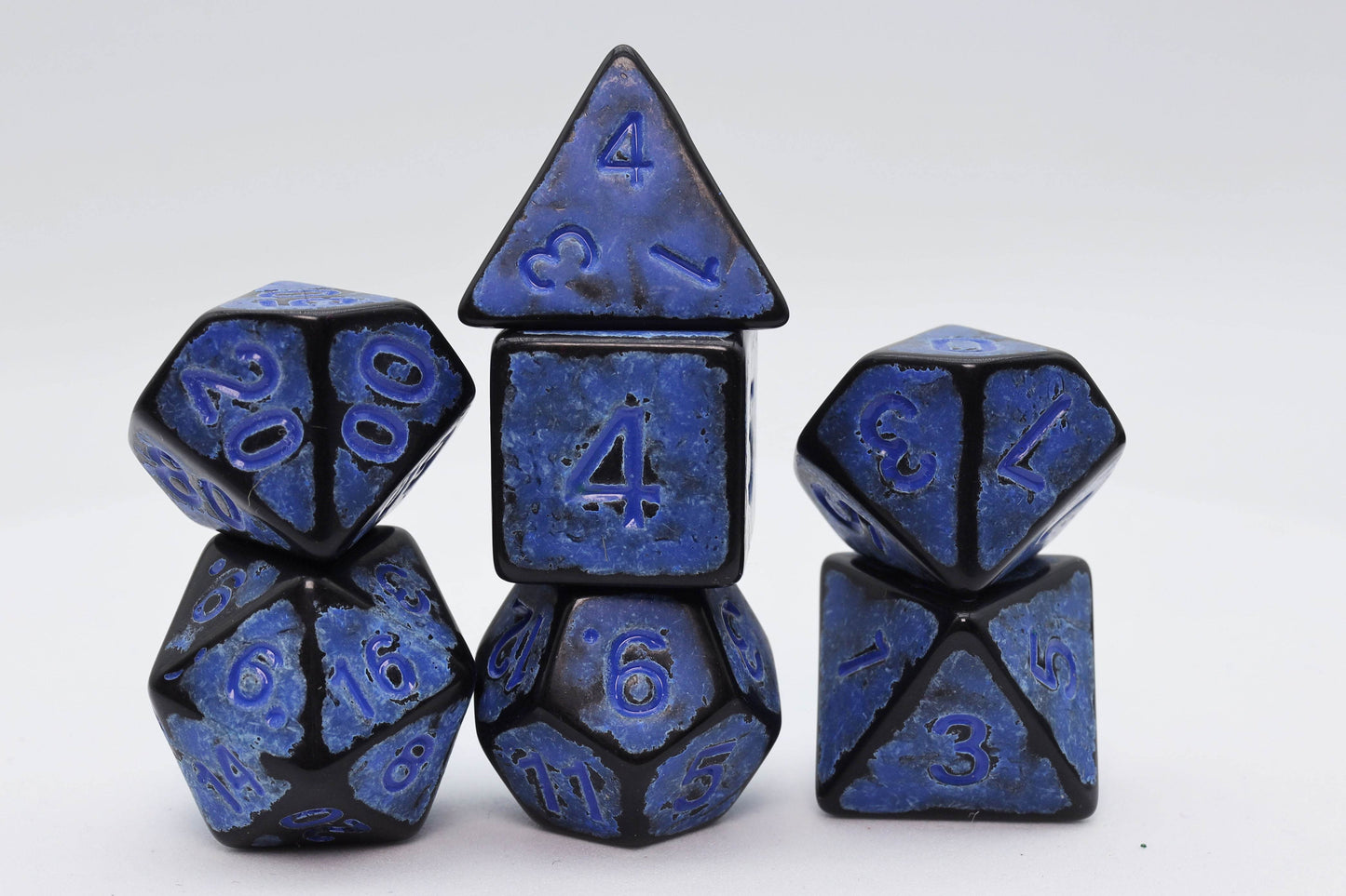 Timeworn Blue RPG Dice Set -