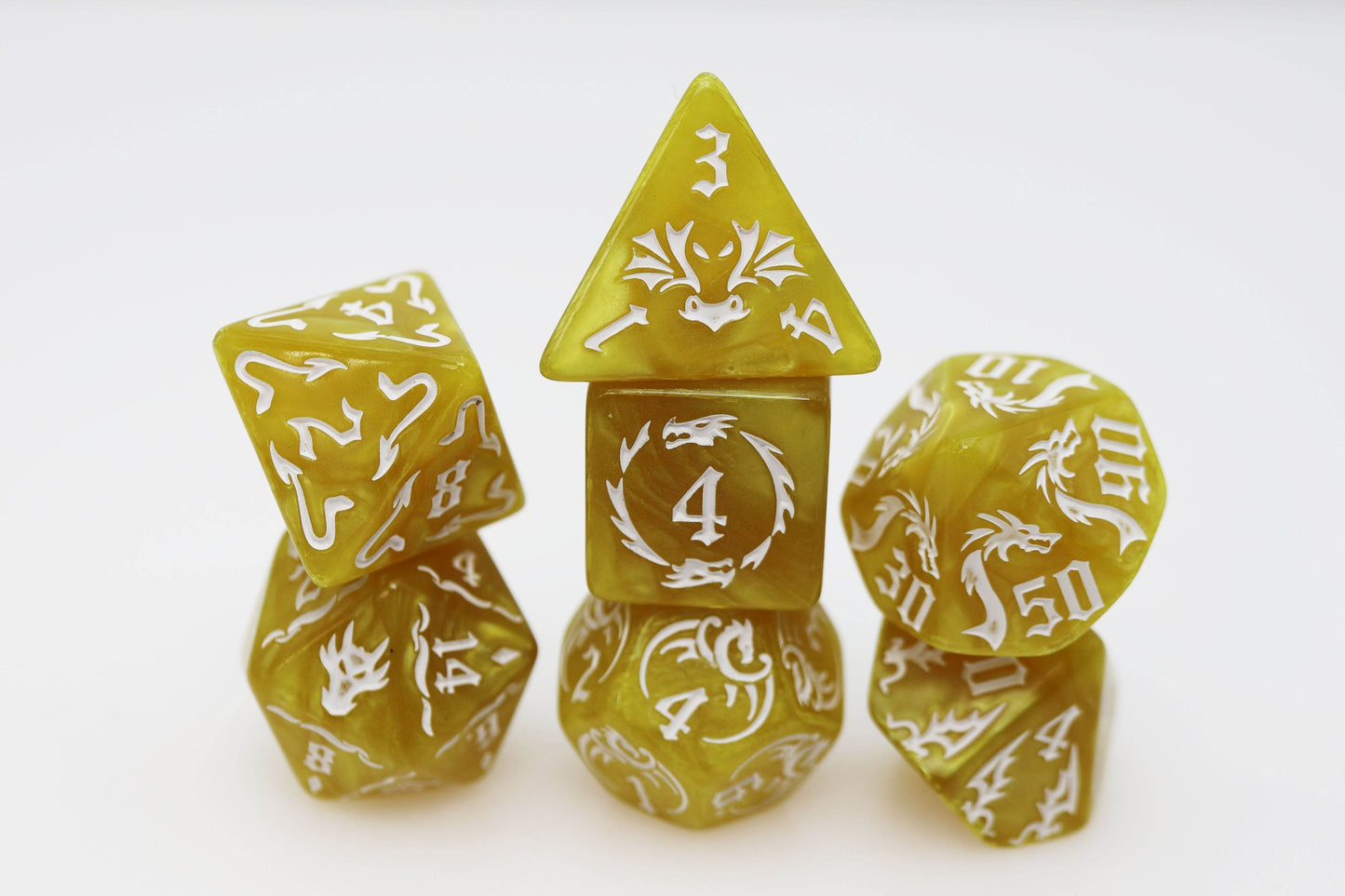 Drake's Flight: Lightning RPG Dice Set -