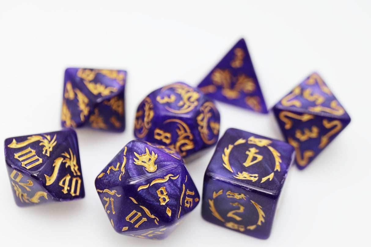 Drake's Flight: Enchanting RPG Dice Set -