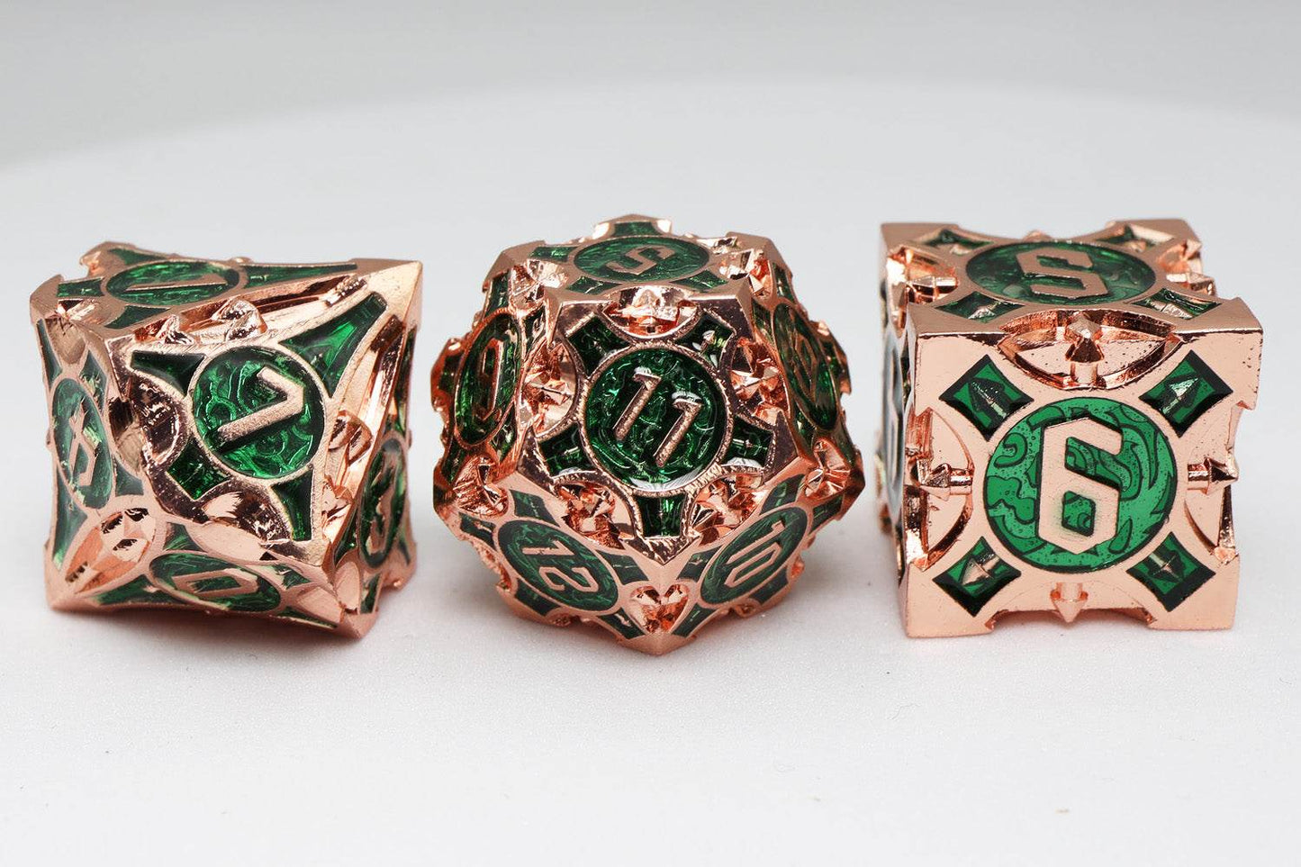 Quiver of Arrows: Jungle Arrow - Metal RPG Dice Set -